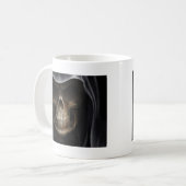 Verwarmde schedel - Grim Reaper Koffiemok (Voorkant links)