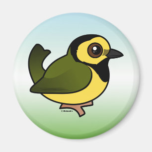 Verwarmde Warbler Magneet