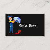 Verwarming & Airconditioning HVAC Reparatie Instal Visitekaartje (Achterkant)