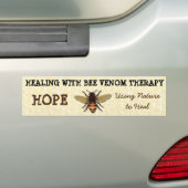 Verwarming bij de behandeling met bijenvenom-Bumpe Bumpersticker (Op auto)