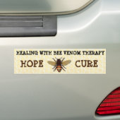 Verwarming bij de behandeling met bijenvenom-Bumpe Bumpersticker (Op auto)