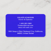 Verwarming en Airconditioning Koeling HVAC Visitekaartje (Achterkant)