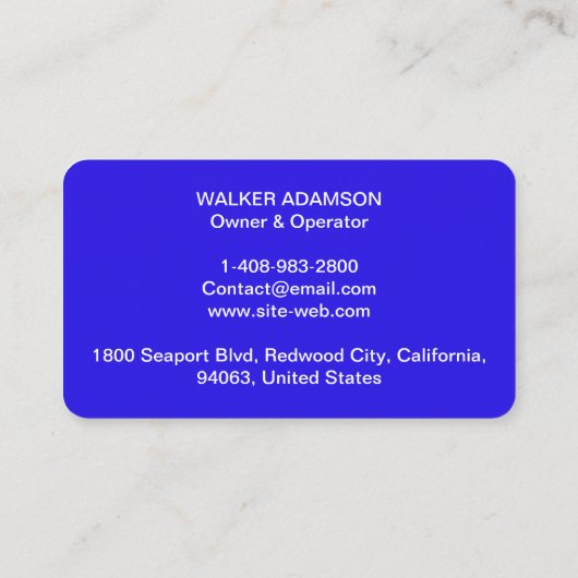 Verwarming en Airconditioning Koeling HVAC Visitekaartje (Achterkant)