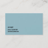 Verwarming en airconditioning, koeling visitekaartje (Achterkant)