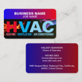 Verwarming en koeling AC Specialisten | HVAC Visitekaartje (Voorkant / Achterkant)