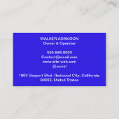 Verwarming en koeling | AC & Ventilatie, Pro HVAC Visitekaartje (Achterkant)