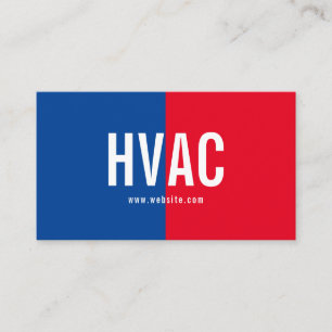 Verwarming en koeling, airconditioning, HVAC Busin Visitekaartje
