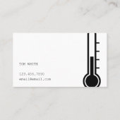 Verwarming en koeling, airconditioning, HVAC Busin Visitekaartje (Achterkant)