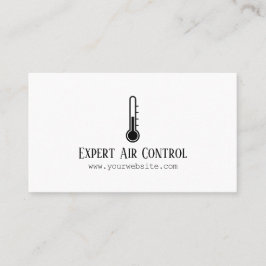 Verwarming en koeling, airconditioning, HVAC Busin Visitekaartje