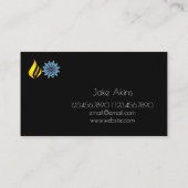 Verwarming en koeling, airconditioning, HVAC Busin Visitekaartje (Achterkant)