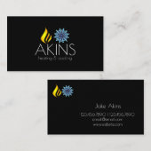 Verwarming en koeling, airconditioning, HVAC Busin Visitekaartje (Voorkant / Achterkant)