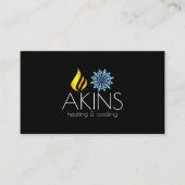 Verwarming en koeling, airconditioning, HVAC Busin Visitekaartje (Voorkant)