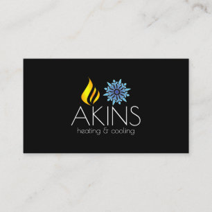 Verwarming en koeling, airconditioning, HVAC Busin Visitekaartje