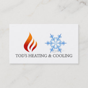 Verwarming en koeling, airconditioning HVAC Visitekaartje