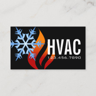 Verwarming en koeling, airconditioning HVAC Visitekaartje