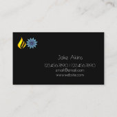 Verwarming en koeling, airconditioning HVAC Visitekaartje (Achterkant)