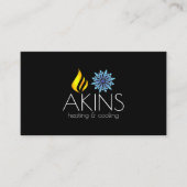 Verwarming en koeling, airconditioning HVAC Visitekaartje (Voorkant)
