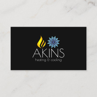 Verwarming en koeling, airconditioning HVAC Visitekaartje