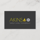 Verwarming en koeling, airconditioning HVAC Visitekaartje (Voorkant)