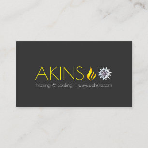 Verwarming en koeling, airconditioning HVAC Visitekaartje