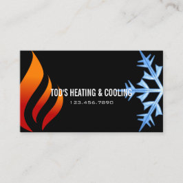 Verwarming en koeling, airconditioning HVAC Visitekaartje