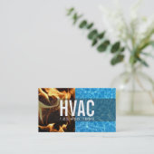 Verwarming en koeling, airconditioning HVAC Visitekaartje (Staand voorkant)