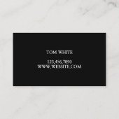 Verwarming en koeling, airconditioning HVAC Visitekaartje (Achterkant)