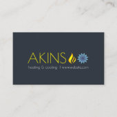 Verwarming en koeling, airconditioning HVAC Visitekaartje (Voorkant)