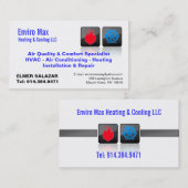  verwarming en koeling BC Visitekaartje (Voorkant / Achterkant)