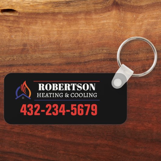 Verwarming en koeling HVAC Sleutelhanger (Voorkant)