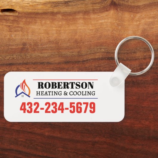 Verwarming en koeling HVAC Sleutelhanger (Voorkant)