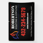 Verwarming en Koeling HVAC Spandoek (Verticaal)