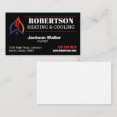 Verwarming en koeling HVAC Visitekaartje (Voorkant / Achterkant)