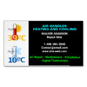 Verwarming en koeling, Professionele Warmte Koel H Magnetisch Visitekaartje (Voorkant)