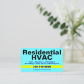 Verwarming en Koeling Qr Code | Residentiële HVAC Visitekaartje (Staand voorkant)