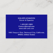 Verwarming en koeling (reparatie) HVAC Visitekaartje (Achterkant)