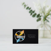 Verwarming en koeling van airconditioning visitekaartje (Staand voorkant)