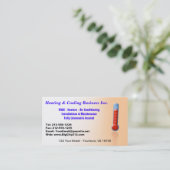  verwarming en koeling visitekaartje (Staand voorkant)