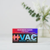Verwarming & Koeling & Airconditioning Diensten | Visitekaartje (Staand voorkant)