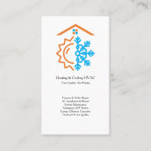 Verwarming Koeling Experts HVAC Visitekaartje (Voorkant)