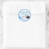 Verwarming Koeling HVAC Ronde Sticker (Tas)