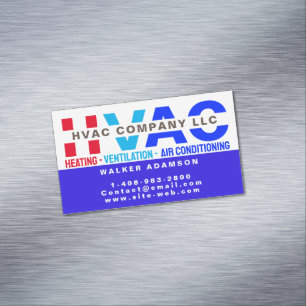Verwarming & Ventilatie & Airconditioning - HVAC Magnetisch Visitekaartje