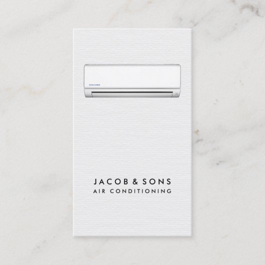 Verwarming Ventilatie Airconditioning HVAC Visitekaartje (Voorkant)
