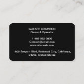 Verwarming & Ventilatie & Airconditioning - HVAC Visitekaartje (Achterkant)