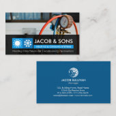 Verwarming Ventilatie Airconditioning Koelbus Visitekaartje (Voorkant / Achterkant)