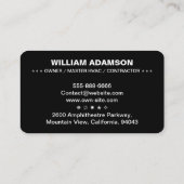 Verwarming, ventilatie en airconditioning - Pro Visitekaartje (Achterkant)