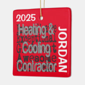 Verwarmings- en koelingscontracten keramisch ornament (Links)