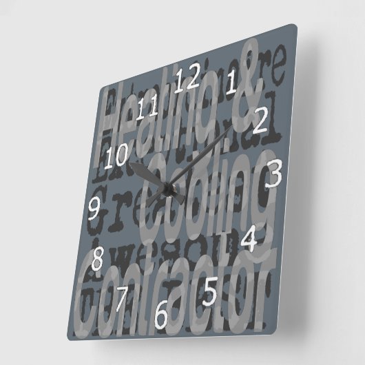 Verwarmings- en koelingscontracten vierkante klok (Hoek)