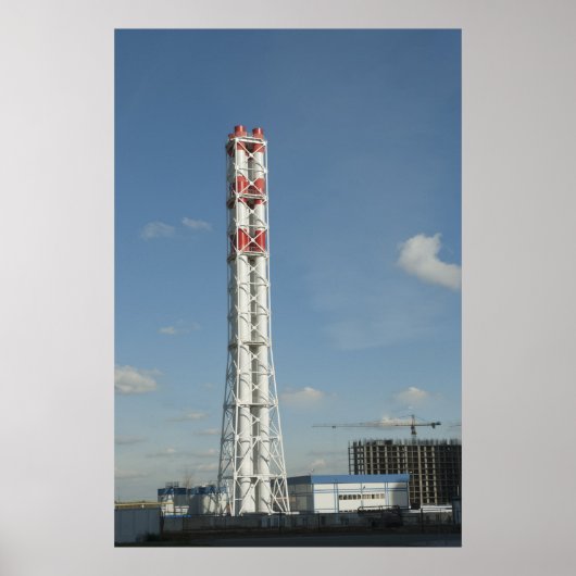 Verwarmingscentrale Poster (Voorkant)