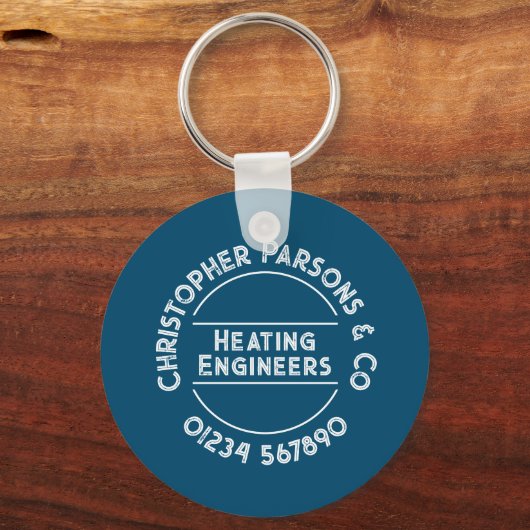 Verwarmingsingenieurs Sleutelhanger (Voorkant)